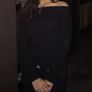 Off the shoulder sweater